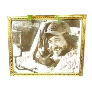 COOTER DUKES OF HAZZARD Signed Autograph 8x10 Photo Ben Jones Metalcraft Frame